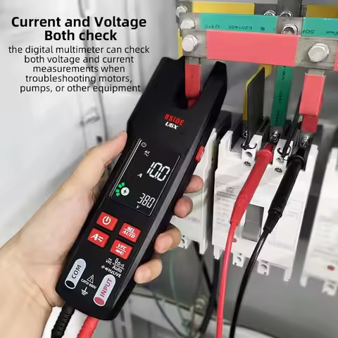 BSIDE U6X U-Shape AC/DC Clamp Meter Rechargeable Infrared Temperature Measuring Infrared Detection V