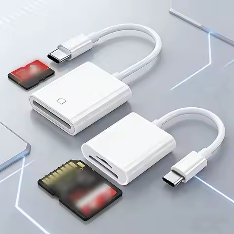 Type C Card Reader TF SD Memory Card Reader USB-C Card Adapter For iphone For Samsung For Huawei USB