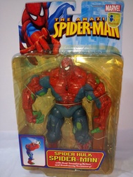 ✨絕絕版2006年珍藏靚盒
TOYBIZ Super-Poseable Spiderman

🕷SPIDER-MAN◆蜘蛛俠
◀️🕸蜘蛛變形俠醫💪SPIDER HULK▶️
〔🌟新規滲線凹紋➕工字鐵場