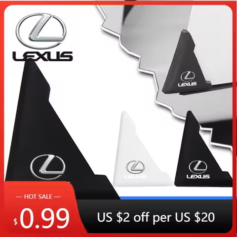 Interior Stickers 2pcs Car Door Corner Protection Decals 3D Sticker Car Styling For Lexus GX460 CT20