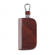 Wood Grain Keychain for Car Keys of Mercedes Audi VW