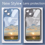 sunrise for vivo Y18 V30E V30 Pro Y03 Y100 5G X100 Pro Y27s Y27 Y17s Y36 Y02t Y78 V29 V27e Phone Case Lens Protective Film Hard Bumper Phone Case
