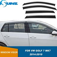 Windshield For VW Golf 7 MK7 2014 2015 2016 2017 2018 2019 Car Door Rain Sun Window Visor Protector