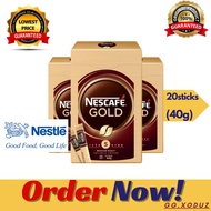 Nescafe Premium Gold Instant Coffee Box [20 Sticks per Box]
