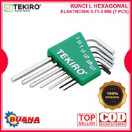 TEKIRO 7 PCS ELECTRONIC L-WRENCH SET / L-WRENCH SET / TOOLS / TOOLS