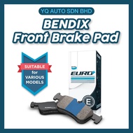 Bendix Euro Plus DB1409EURO Disc Brake Pad Front - BMW E38 E39 E53 520i 530i 540i 740i X5