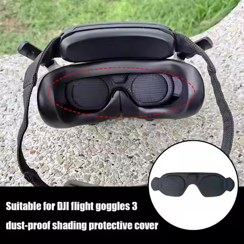 Lens Cover Flight Eyeglasses For DJI Avata 2 Goggles 3 Accessory Foam Pad Dust-proof Shading Protect