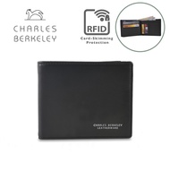 Charles Berkeley ETHAN Calf Leather Short Wallet with RFID Anti-Theft Protection (XY-1956)