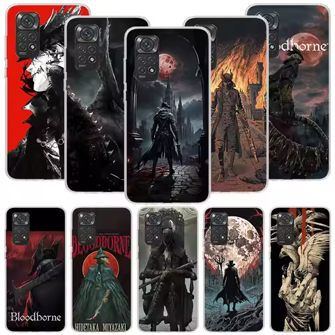 Bloodborne Game Phone Case For Xiaomi Redmi Note 13 14 15 Pro Plus 12S 12 14S 11S 11E 10 10S 11 11T 