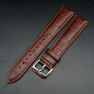 Hand thick fat man large extended strap cowhide leather men and women substitute Mido Tissot Lilock dw Longines ck