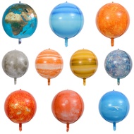 10pcs 4D Planetary Balloons Cosmic Planet Helium Ballon Mars Earth Mercury Venus Jupiter Globos Kids