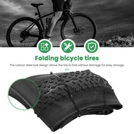 Bike Tire, Bike Tires Folding Replacement Electric Bicycle Tires Compatible Wide Mountain Snow Bike