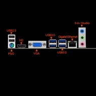 A520M-K Gaming Motherboard AM4 2*DDR4 Memory 64GB Nvme M.2 USB3.2 Micro ATX Desktop Motherboard