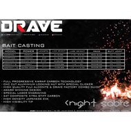 Drave 2019 Knight Sabre Bait Casting Rod