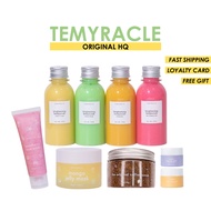TEMYRACLE Combo Body Scrub / Coffee Scrub / Detox Mask / Peach Face Scrub / Sugar Lip Scrub / Cushy 
