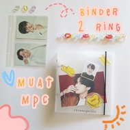 [READY] mpc binder 2 rings kpop pc photocard photo album holder