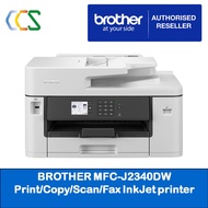 [Singapore warranty] Brother MFC-J2340DW A3 All in One Wireless Colour Inkjet Printer Auto A4 2-sided Print | Network | Scan,Copy,Fax