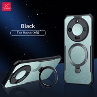 XUNDD Beetle Fixed Point Rotating Bracket Honor X60/Honor X9c Smart Phone Case Black Laser Pattern F