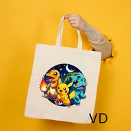 Pokemon tote bag pokemon picture bag/