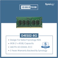 Synology 8GB DDR4 SO-DIMM ECC Memory Module (D4ES01-8G) (D4ES02-8G) (D4ES03-8G) For DS1825+ DS1525+ 