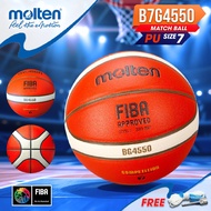 MOLTEN Collection มอลเท่น ลูกบาสเก็ตบอลหนัง MOT Basketball PU th B7G4500 FIBA / B6G4500 / B7G4550 แถ