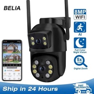 BELIA 4K 8MP WiFi Surveillance Camera, Dl Lens, 4X Digital Zoom, AI Human Detect, ONVIF, Outdoor Sec