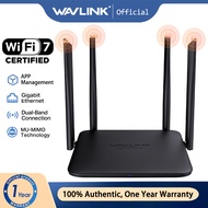 WAVLINK BE3600 Wi-Fi 7 Router, Dual Band Gaming Router with MLO, 4096-QAM, Multi-Rus Tech, Support E