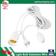 Lamp Bulb Holder With Switch Light Bulb Extension E27 LED Lamp Socket Power Cord with Switch