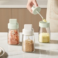 [Grass Bean]Kitchen Salt Jar Moisture-proof Dust-proof Seasoning Bottle Sea Salt Pepper Powder Teles