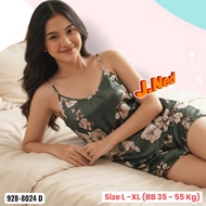 J928-8024D Pajama Set Patternedsatin Size L - XL (Weight 35-55 Kg)