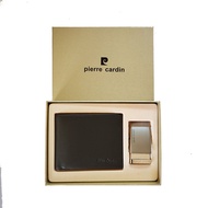 Pierre Cardin (ปีร์แอร์ การ์แดง)ชุดของขวัญ กระเป๋าธนบัตร+เข็มขัดหัวออโต้ Pierre Cardin Giftset wallet belt รุ่น G23-WB-B พร้อมส่ง ราคาพิเศษ