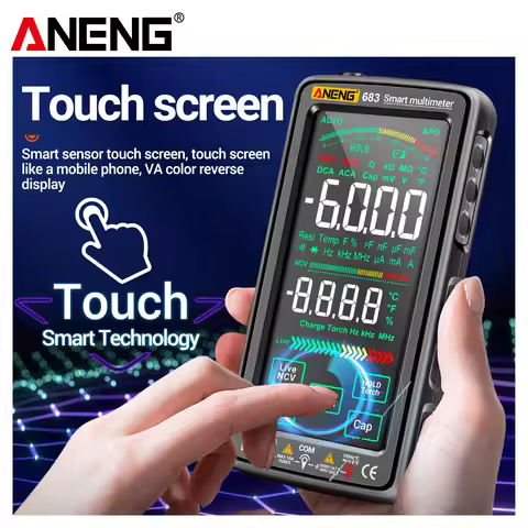 ANENG 681/682/683 Rechargeable Digital Multimeter High Accuracy Smart Auto Range Anti-burn Portable 