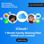 iCloud 400GB Storage Upgrade with Your Own Apple ID | 5 Users Share 2TB Family Plan | ⚡ 24/7 Auto De