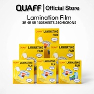 QUAFF 100 sheets Lamination film 4R,3R,5R,ID sizes plastic lamination, thermoplastic sealing film