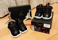 美國空運公司貨 Air Jordan Retro 11 7210 AJ11 TD嬰兒鞋2C Bred low 3C