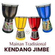 Traditional Musical Instrument Jimbe Size 25 Cm Anang Ketipung Drum Rebana Musical Instrument Javane
