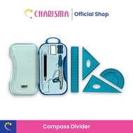 Ruler Set - Foska Math Set Geometry Ruler - Geometry Ruler Mathematics Caliper 1 Set