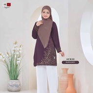Tshirt jersey muslimah Yasmin | Humaira Design | tshirt muslimah jersey | Baju jersey muslimah