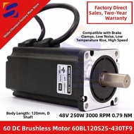 JIEXIAOMAN | 48V DC Brushless 250W 3000RPM Motor