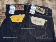 HARA (ฮาร่า) กางเกงยีนส์ สีมิดไนท์ ทรงกระบอกธรรมดา