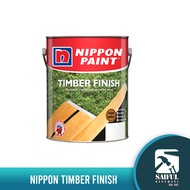 5L NIPPON PAINT TIMBER FINISH / CAT UNTUK SHELLAC/ CAT VARNISH KAYU/ CAT KAYU