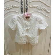 White Lace Shirt Chest 36