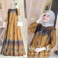 Promo Hera Jumbo Maxi Dress wanita diana denim premium gamis muslim ba