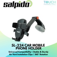 Salpido SL-224 Car Mobile Phone Holder with Air Vent Clip Mount and One-Handed Operation