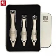 Zwilling ชุดกรรไกรตัดเล็บตัดเล็บสีดำสแตนเลสคุณภาพดีกรรไกรตัดเล็บขนาดใหญ่ใช้งานได้ทุกวัน