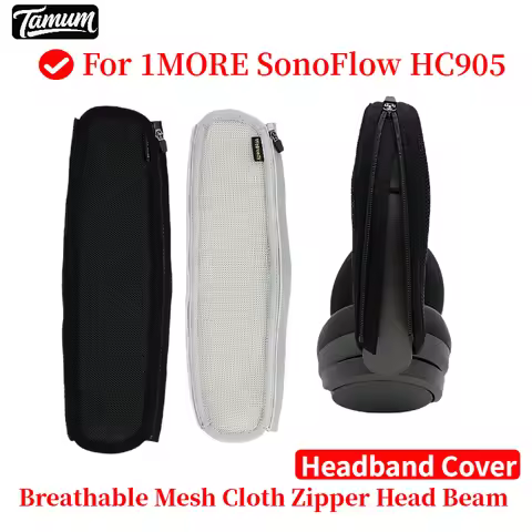 Comfortable Headband Cushion Replacement For 1MORE SonoFlow HC905 Headphones Head Beam Sleeve Cover