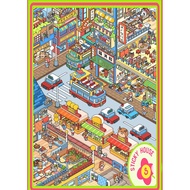 [Express + available in Hanoi] 3D Sticker bus 2 Street 3D Landscape, 3D Sticky House Sticker