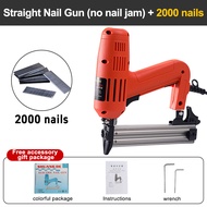 Electric Nail Gun Power Tools 220V Heavy Duty Electric Gun Tacker Straight Nail Gun Original Electri