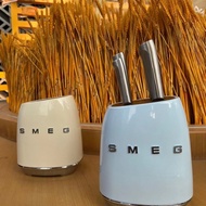 SMEG Stainless Steel Knife Block Set Kitchenware & Tableware SMEG Knife Set 7 Piece