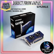 SPARKLE Intel Arc A380 GENIE 6GB GDDR6 Graphics Card｜Compact GPU｜1080p Gaming｜AV1 Support